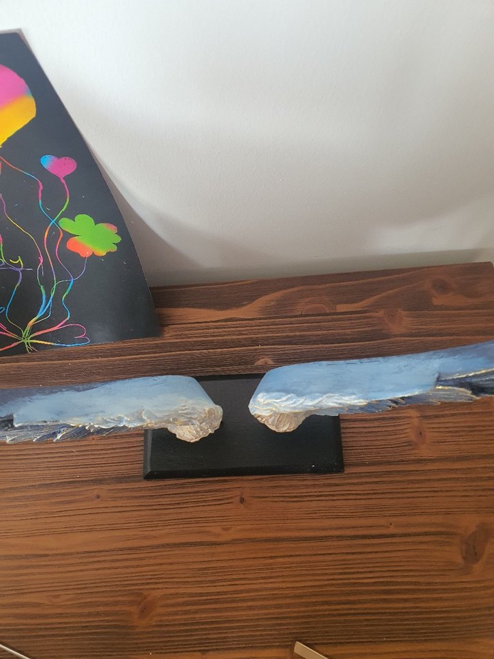 Mavi Kanat Figürlü Dekoratif Obje - Görsel 4