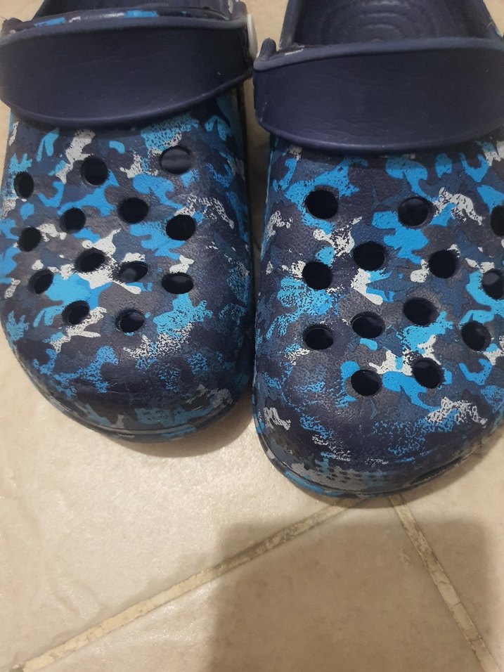 Erkek Çocuk Mavi Bağcıklı Terlik - Görsel 2