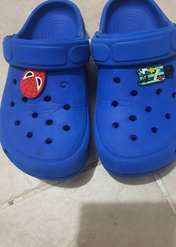 LC Waikiki Erkek Çocuk Mavi Kaydırmaz Terlik Velcro