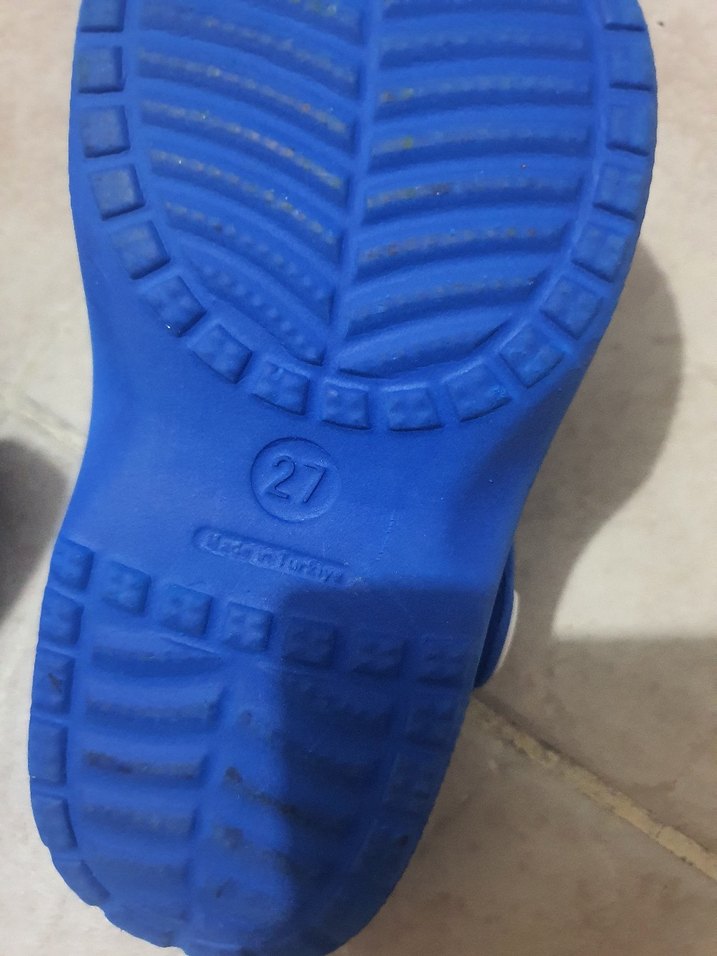 Erkek Çocuk Mavi Kaydırmaz Terlik Velcro - Görsel 3