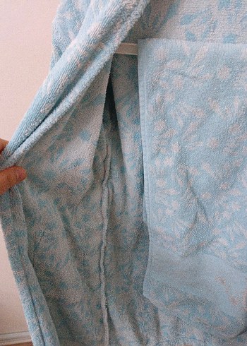 Kız çocuk Elsa bornoz set - Görsel 5