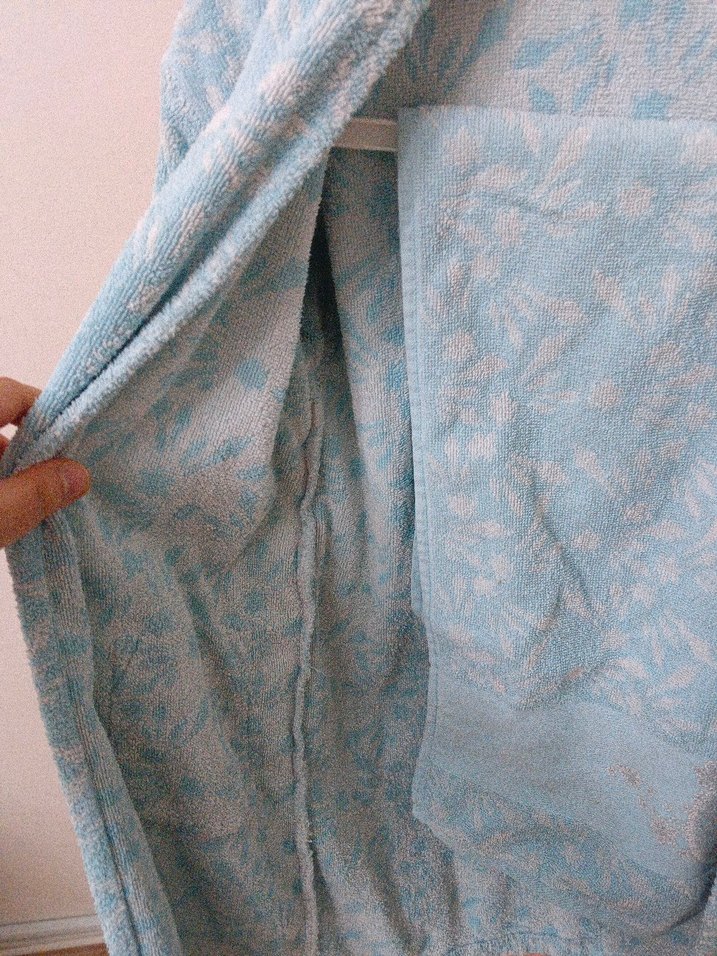 Kız çocuk Elsa bornoz set - Görsel 5