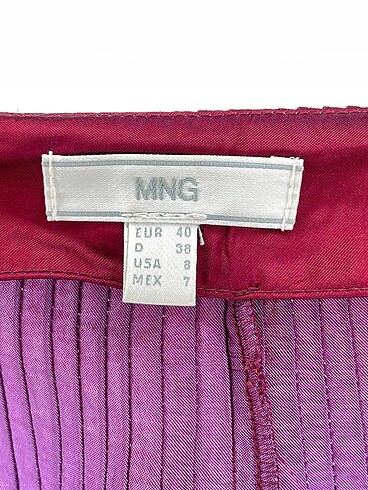 40 Beden kırmızı Renk Mango Midi Etek %70 İndirimli.