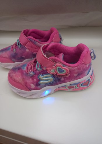 23 Beden Kız Çocuk Pembe Bağcıklı Velcro Spor Ayakkabı
