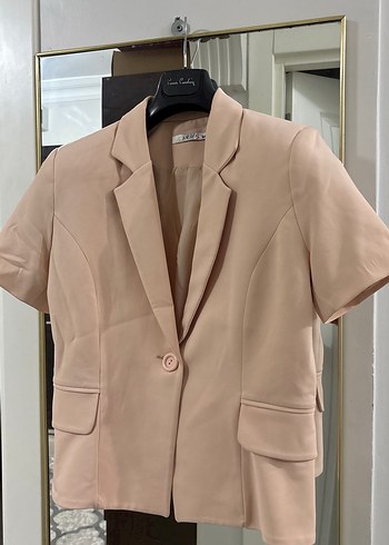 Zara Sikligin Ve Rahatligin Bulustugu Pudra Pembe Blazer