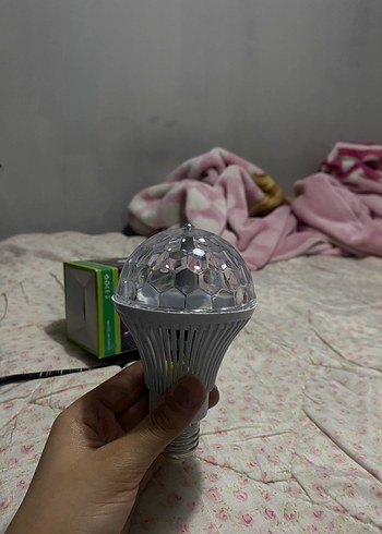 Renkli Döner LED Lamba - Görsel 2