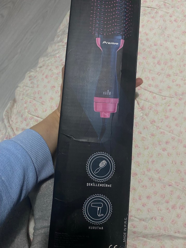 Premio Pembe Saç Şekillendirici Fön Fırçası - Görsel 4