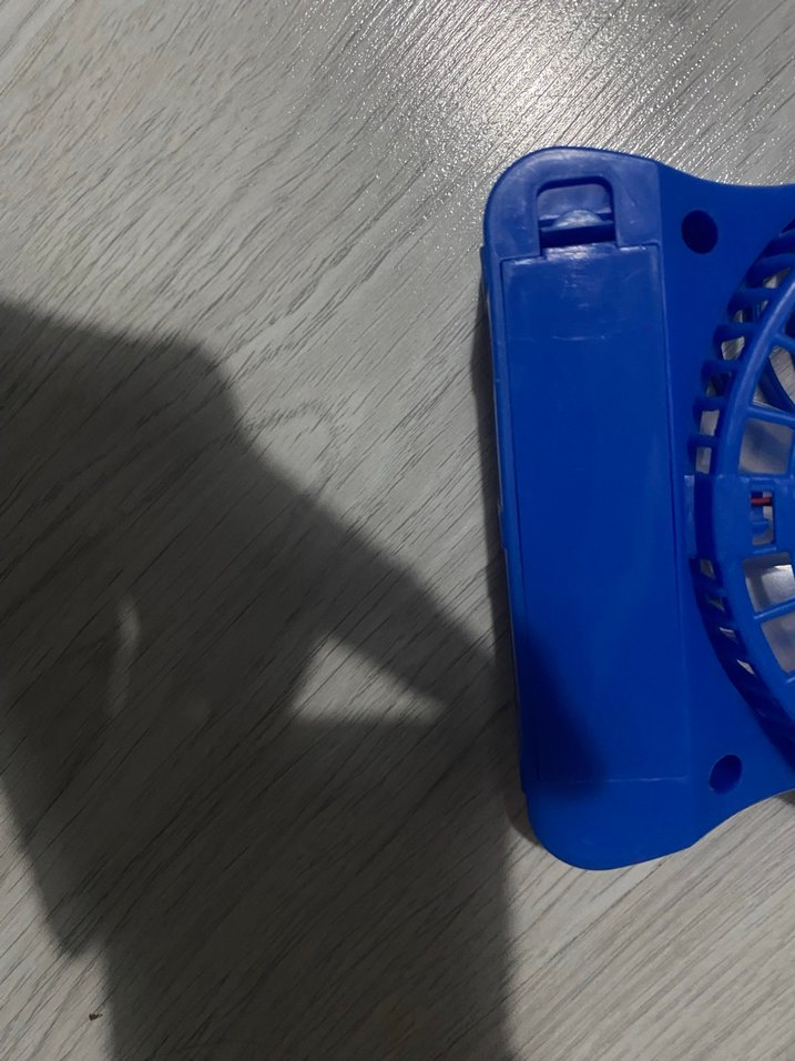 Mavi Taşınabilir Mini Vantilatör - Görsel 2