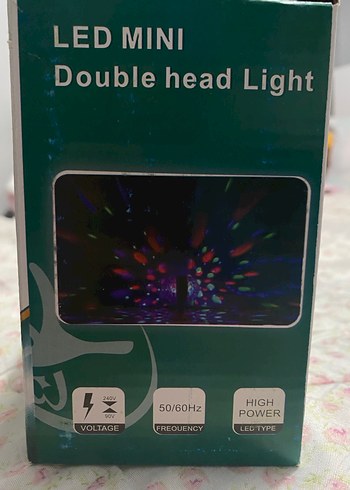 Çift Başlı LED Mini Ampul renkli - Görsel 3