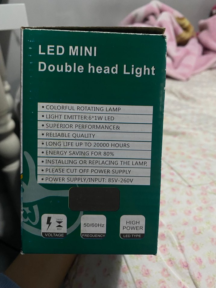 Çift Başlı LED Mini Ampul renkli - Görsel 4