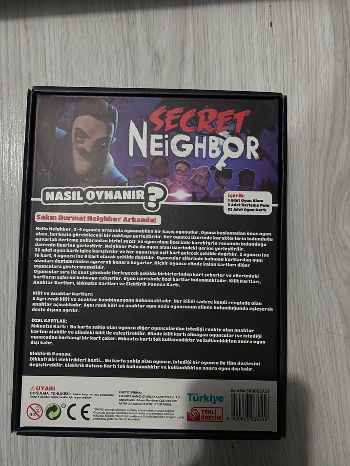 The Secret Neighbor kutu Oyunu - Görsel 2