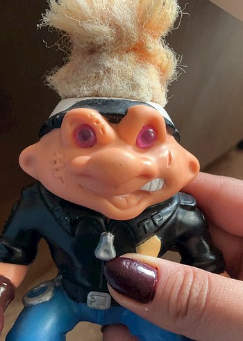 Vintage Trolls Polis Figür - Görsel 2