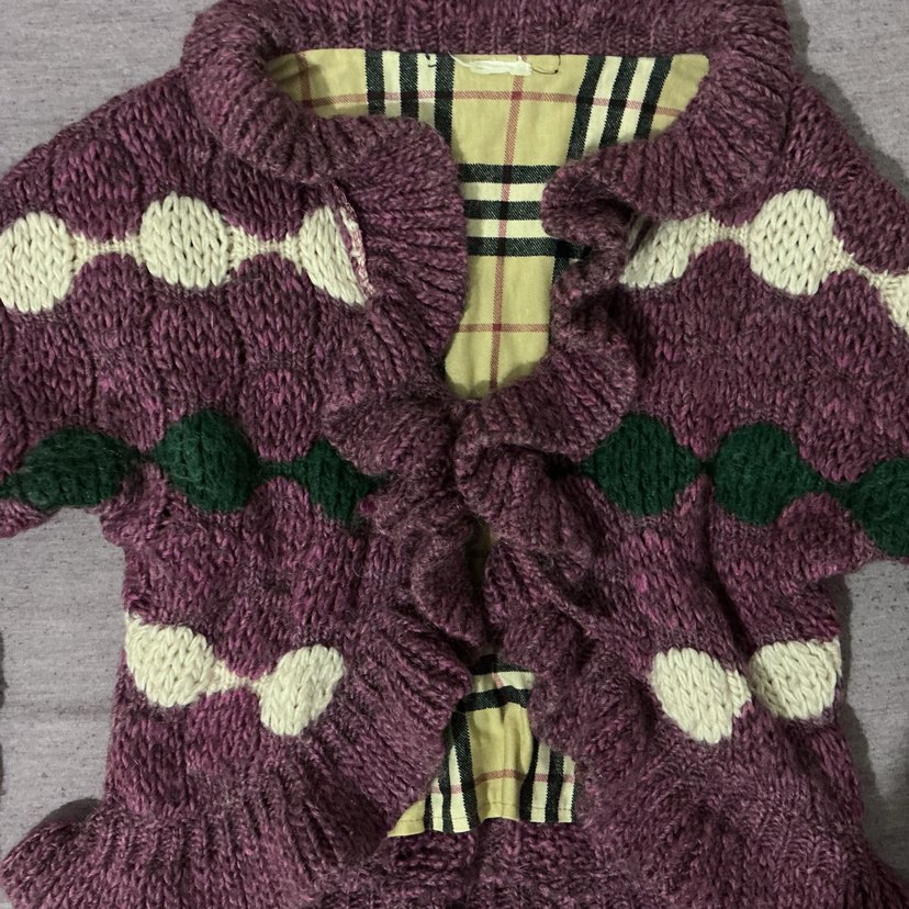 Vintage Mor Hırka - Görsel 2