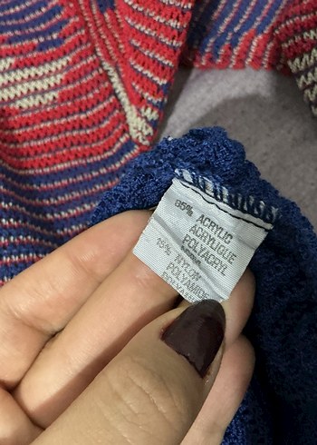 american vintage fil desenli kazak - Görsel 4