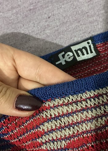 american vintage fil desenli kazak - Görsel 3