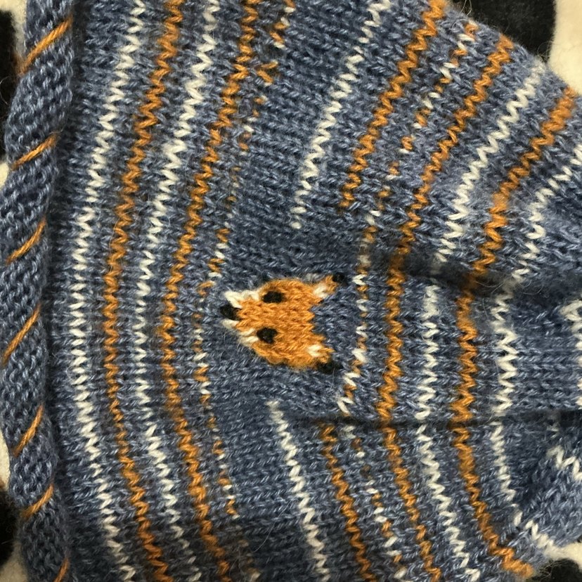 Örgü Tilki Bere - Görsel 3