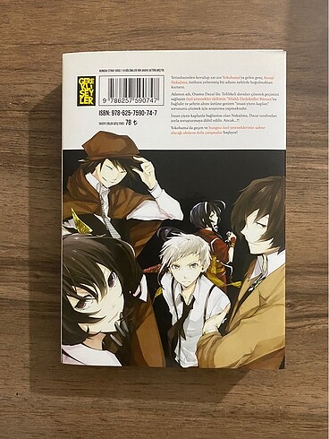  Bungou Stray Dogs 1. Cilt