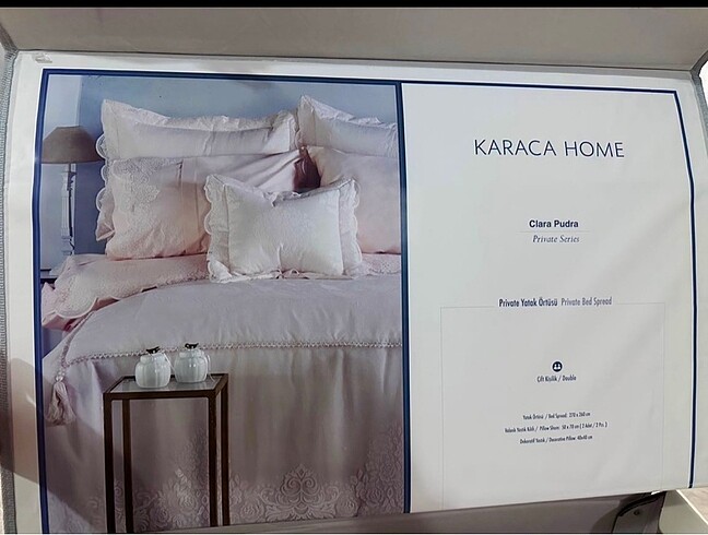 Karaca Home yatak örtüsü