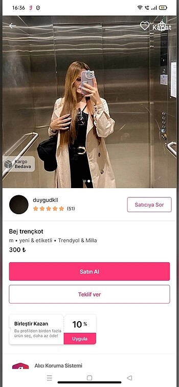 Lens ve trençkot