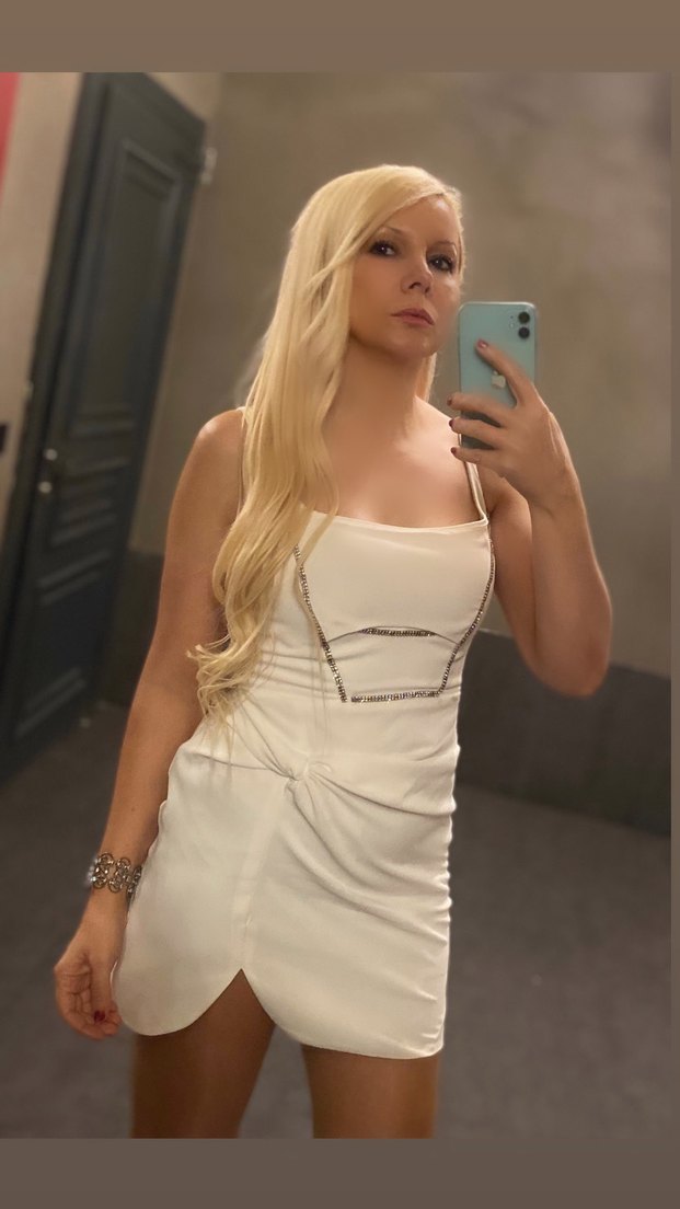 Beyaz Askili Kadın Elbise - Görsel 2