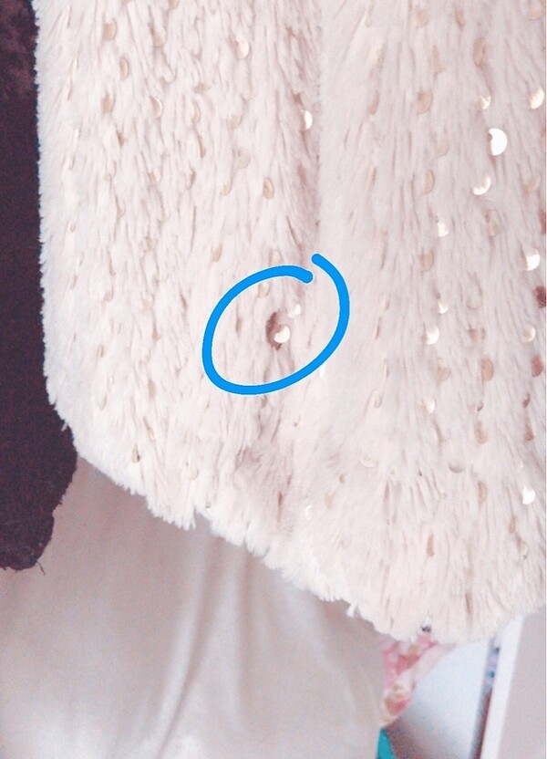 Kirik Beyaz Mont - Görsel 4