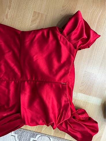 50 beden büyük beden kırmızı elbise - Görsel 10