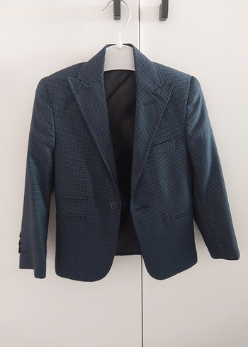 lacivert Modern Klasik Çocuk Takım Ceket - Görsel 2