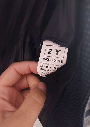 lacivert Modern Klasik Çocuk Takım Ceket - Görsel 9