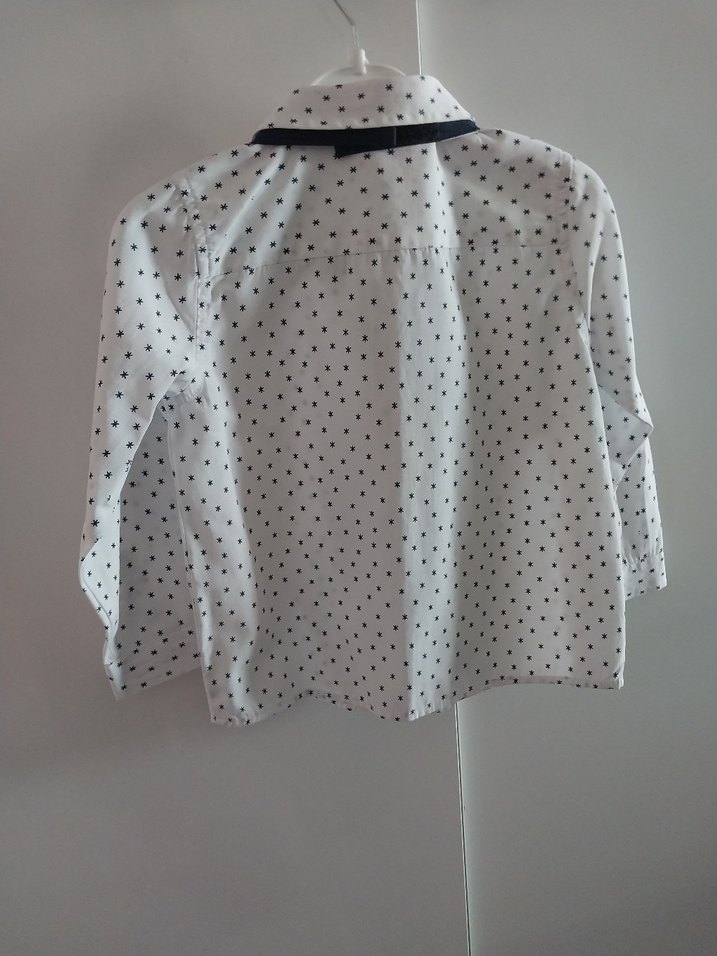 Erkek Çocuk Uzun Kollu Pamuklu Gömlek - Görsel 4