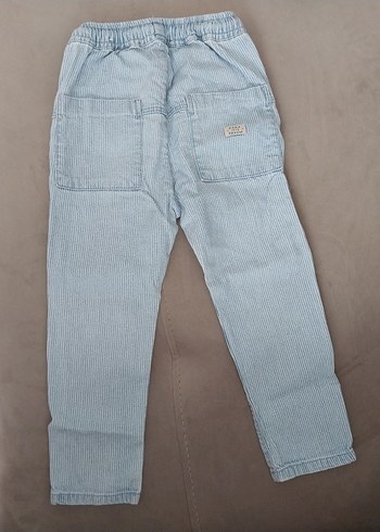 Bebek Erkek Denim Pantolonlu Kısa Kollu Gömlek - Görsel 5