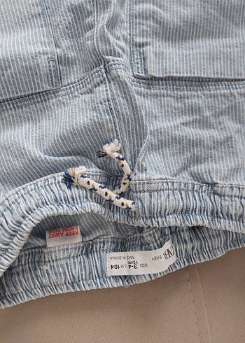 Bebek Erkek Denim Pantolonlu Kısa Kollu Gömlek - Görsel 6
