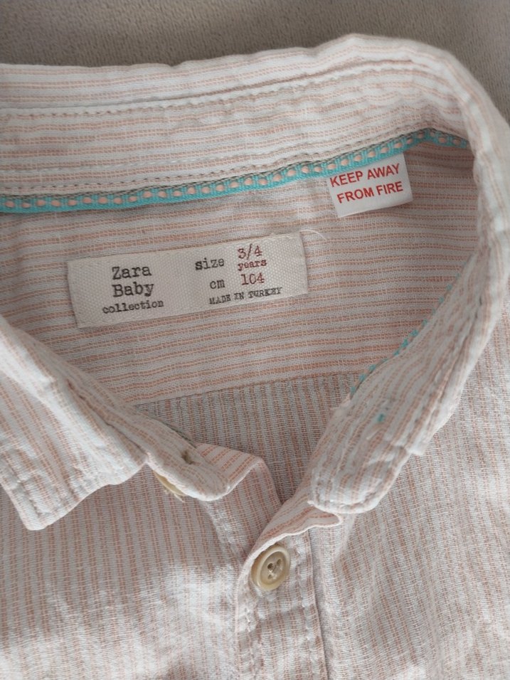 Bebek Erkek Denim Pantolonlu Kısa Kollu Gömlek - Görsel 3