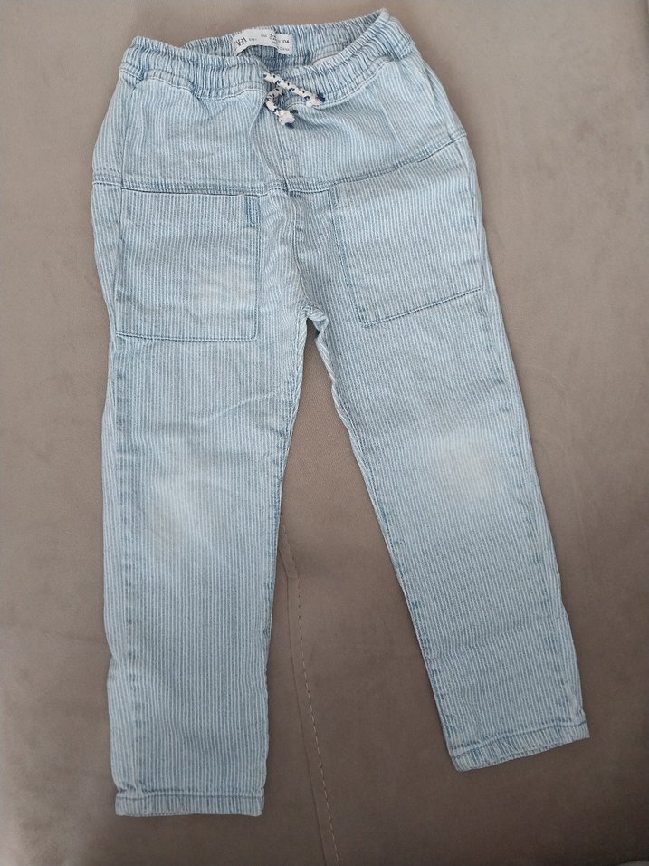 Bebek Erkek Denim Pantolonlu Kısa Kollu Gömlek - Görsel 4