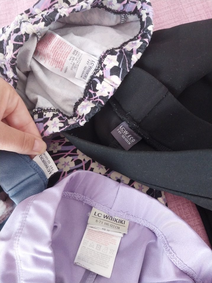 Kız Çocuk renkli taytlar - Görsel 3