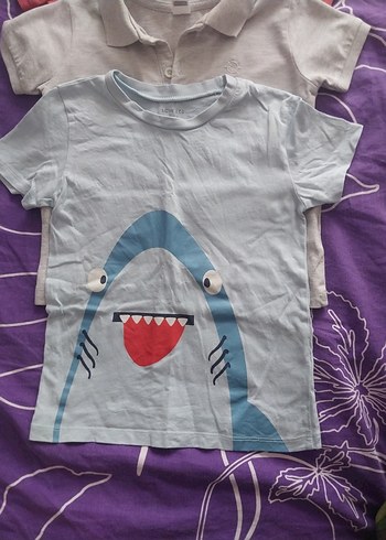 Çocuk Çok Renkli Baskılı Tişört - Görsel 3