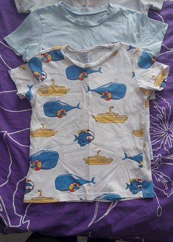 Çocuk Çok Renkli Baskılı Tişört - Görsel 2