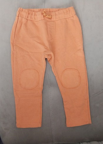 Baskılı Siyah Sweatshirt ve Turuncu eşofman  Takımı - Görsel 3