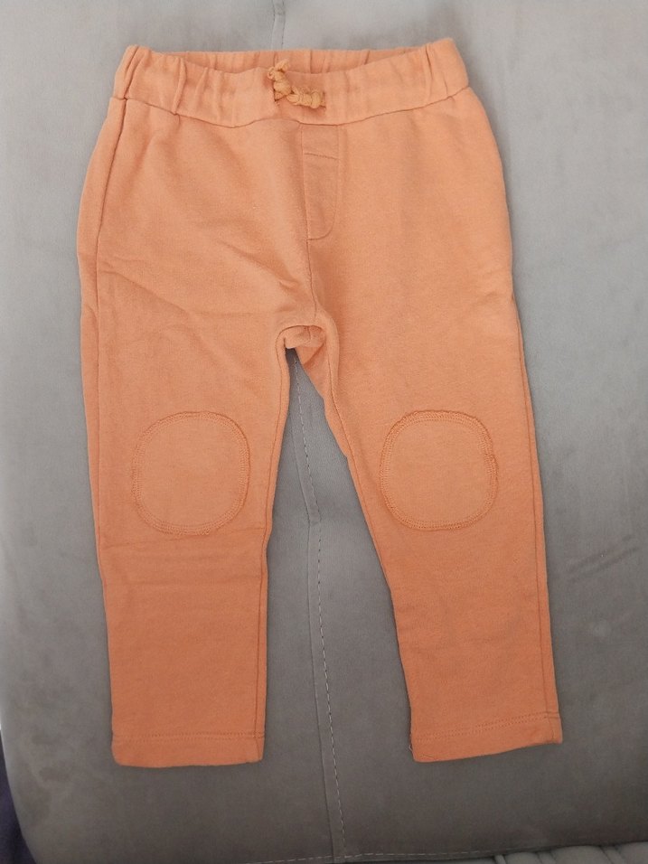 Baskılı Siyah Sweatshirt ve Turuncu eşofman  Takımı - Görsel 3