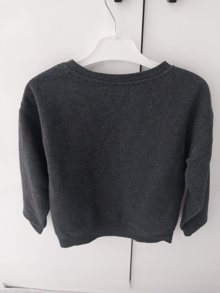 Kız Çocuk füme Unicorn Baskılı Sweatshirt - Görsel 3