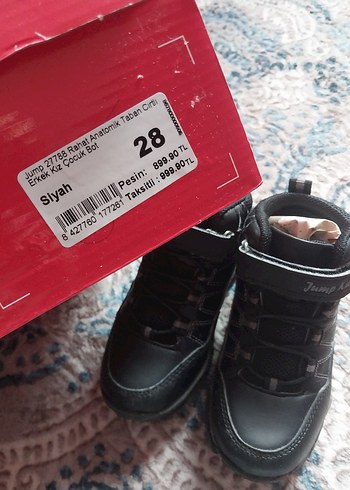 Siyah Erkek Çocuk jump bot - Görsel 5