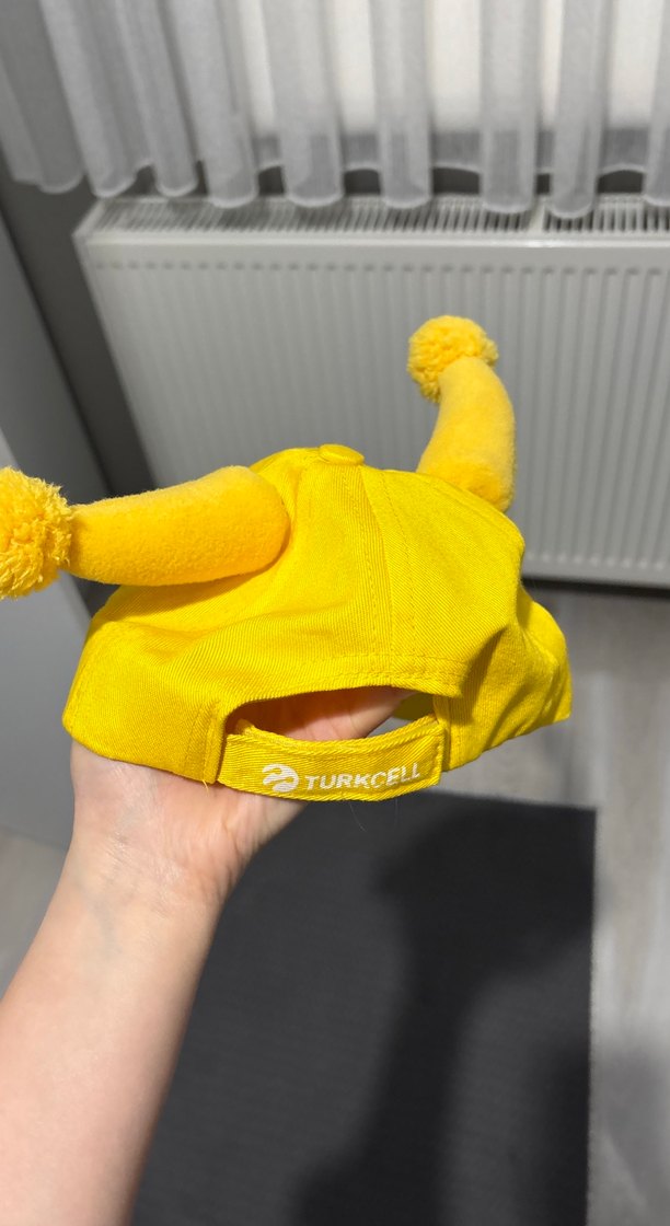 Sarı Kadın Şapka, Punk Tarzı, Cırtcırtlı - Görsel 2