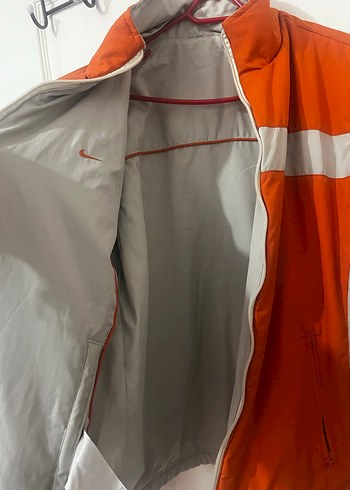 Kız Çocuk Kırmızı Gri Fermuarlı Mont - Görsel 5