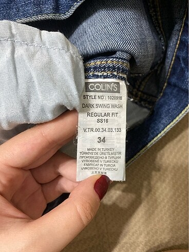 34 Beden Jean denim kot mini şort