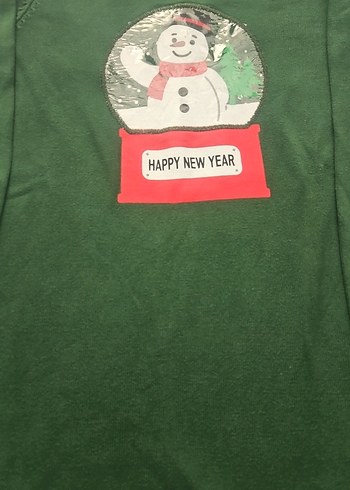 Yeşil Erkek Çocuk Örme Sweatshirt - Görsel 2