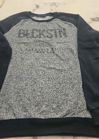 Siyah-Gri Baskılı Erkek Sweatshirt - Görsel 2