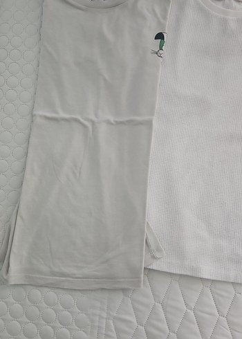 Baskılı Beyaz Erkek Çocuk Tişörtü - Görsel 4