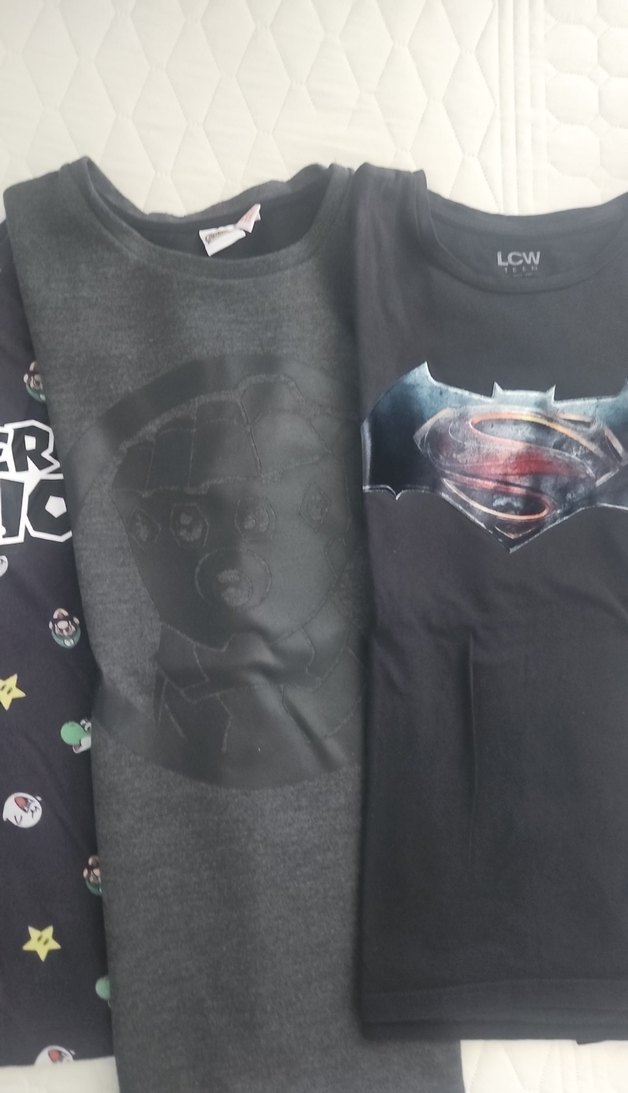 Erkek Çocuk Baskılı Kısa Kollu Tişört - Görsel 2