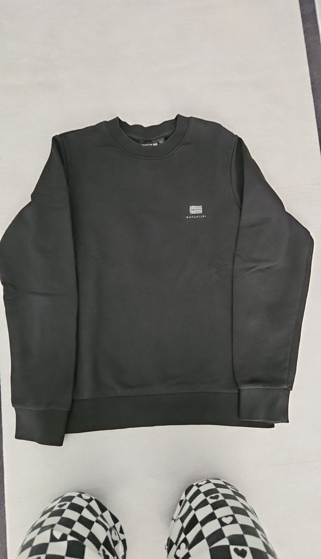 Siyah Erkek Oversize Sweatshirt - Görsel 2