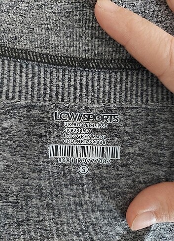 xs Beden gri Renk LCW SPORTS BLUZ CEKET