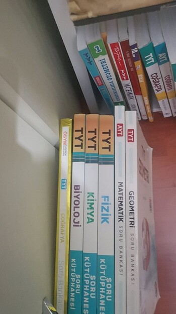 Ayt mat geo fizik kimya biyoloji coğrafya 6 kitap